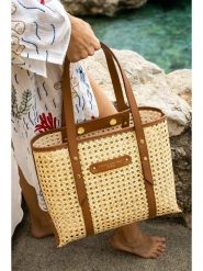 Maison héritage PARIS Torebka "Bondi" w kolorze jasnobrązowym - 28,5 x 26 x 18 cm rozmiar: onesize. Brązowe torebki klasyczne damskie maison héritage PARIS, z materiału, bez dodatków. Za 434.99 zł.