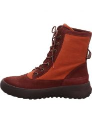 Think! Skórzane botki "Kusabi" w kolorze rdzawoczerwonym rozmiar: 39,5. Czerwone botki damskie Think!, bez obcasa, bez zapięcia. Za 319.88 zł.