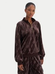 Liu Jo Sport Bluza TF5110 J4955 Brązowy Relaxed Fit. Brązowe spodnie dresowe damskie Liu Jo Sport, l, bez wzorów, z dresówki. Za 719.99 zł.