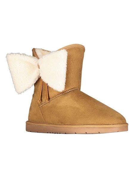 Geographical Norway Botki zimowe "Opap" w kolorze jasnobrązowym rozmiar: 40. Brązowe botki damskie Geographical Norway, na zimę, z futra, bez obcasa, bez zapięcia. Za 130.99 zł.