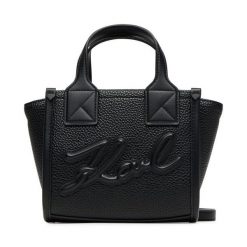 Torebka KARL LAGERFELD. Czarne torebki klasyczne damskie KARL LAGERFELD, bez dodatków. Za 619.99 zł.