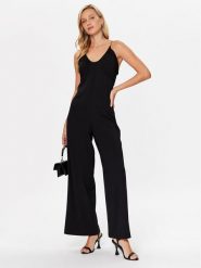 Sisley Sukienka codzienna 41AYLT00D Czarny Regular Fit. Czarne sukienki damskie Sisley, bez wzorów, z syntetyku, bez ramiączek. Za 349.99 zł.