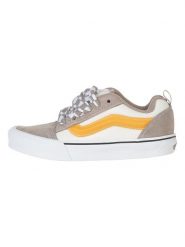 Vans Skórzane sneakersy w kolorze beżowo-pomarańczowym rozmiar: 36,5. Brązowe obuwie sportowe damskie Vans, bez zapięcia. Za 144.92 zł.