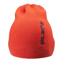 Czapka Logo Akryl Aspar. Brązowe czapki damskie IGUANA, bez wzorów, z materiału. Za 87.99 zł.