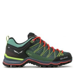 Trekkingi Salewa. Zielone obuwie sportowe casual damskie Salewa, z gore-texu, trekkingowe, gore-tex. Za 699.99 zł.
