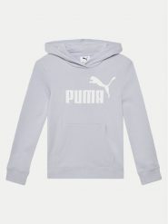 Puma Bluza Ess No. 1 Logo 684897 Błękitny Regular Fit. Niebieskie bluzy dziewczęce Puma, bez wzorów, z bawełny, bez ramiączek, bez kaptura. Za 89.99 zł.