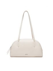 Calvin Klein Torebka Ck Glide Elongated Shoulder Bag K60K612819 Biały. Białe torebki klasyczne damskie Calvin Klein, ze skóry, bez dodatków. Za 349.99 zł.