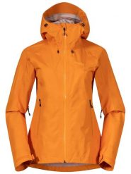 Bergans Kurtka narciarska w kolorze pomarańczowym rozmiar: S. Pomarańczowe kurtki sportowe damskie Bergans, s, bez wzorów, z materiału, bez kaptura. Za 505.13 zł.