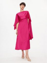 Weekend Max Mara Sukienka koktajlowa Gambero 2415231012 Różowy Regular Fit. Czerwone sukienki damskie Weekend Max Mara, bez wzorów, z syntetyku, wizytowe, bez ramiączek. Za 779.99 zł.