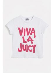 Juicy Couture Koszulka w kolorze białym rozmiar: XS. Białe bluzki damskie Juicy Couture, xs, bez wzorów, bez kołnierzyka, bez ramiączek. Za 108.99 zł.