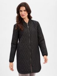 Soyaconcept® Płaszcz pikowany Kobiety czarny, XXL. Czarne płaszcze damskie xxl, bez wzorów, bez kaptura. Za 449.95 zł.