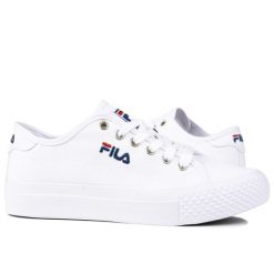 Buty damskie trampki sportowe Fila POINTER CLASSIC. Białe trampki damskie Fila, bez wzorów, z gumy, bez zapięcia. Za 109.00 zł.