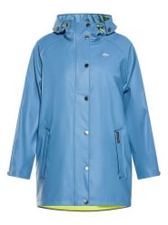 Schmuddelwedda Płaszcz przeciwdeszczowy w kolorze niebieskim rozmiar: XL/XXL. Niebieskie płaszcze damskie Schmuddelwedda, xl, bez wzorów, bez kaptura. Za 346.99 zł.