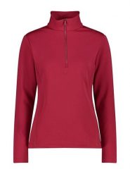 Cmp Bluza polarowa w kolorze czerwonym rozmiar: 36. Czerwone bluzy damskie CMP, bez wzorów, z materiału, bez kaptura. Za 113.63 zł.