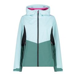 Kurtka damska turystyczna CMP 35Z6216. Zielone kurtki damskie CMP, xs, bez wzorów, bez kaptura. W wyprzedaży za 559.00 zł.