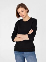 Basiclo Bluza w kolorze czarnym rozmiar: S. Czarne bluzy damskie Basiclo, s, bez wzorów, bez kaptura. Za 74.63 zł.