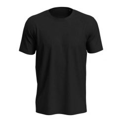 Koszulka Unisex Dla Dorosłych Lux. Czarne bluzki damskie Stedman, xl, bez wzorów, sportowe, bez kołnierzyka, bez ramiączek. Za 56.99 zł.