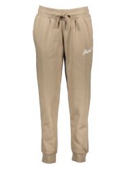 Puma Spodnie dresowe "Essentials+" w kolorze beżowym rozmiar: L. Brązowe spodnie dresowe damskie Puma, l, bez wzorów, z dresówki. Za 136.13 zł.