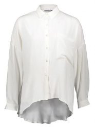 Milan Kiss Bluzka w kolorze białym rozmiar: M. Białe bluzki damskie Milan Kiss, m, bez wzorów, bez kołnierzyka, bez ramiączek. Za 82.64 zł.