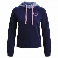 Bluza z kapturem Damska Under Armour Rival Fleece Kobieta. Czerwone bluzy damskie Under Armour, m, bez wzorów, z kapturem. W wyprzedaży za 217.10 zł.