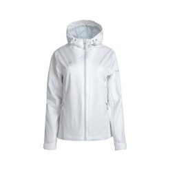 Kurtka damska wodoodporna ATMORE, oddychająca i wiatroszczelna, chroniąca przed. Białe kurtki damskie Izas, bez wzorów, bez kaptura. Za 443.43 zł.