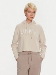 DKNY Sport Bluza DP4T9811 Écru Regular Fit. Bluzy damskie DKNY Sport, s, bez wzorów, z syntetyku, bez kaptura. Za 169.99 zł.