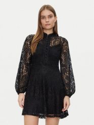 Vila Sukienka codzienna 14109364 Czarny Slim Fit. Czarne sukienki damskie Vila, bez wzorów, z syntetyku, bez ramiączek. Za 139.99 zł.