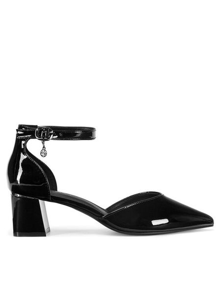 Lasocki Czółenka WYL3296-3Z Czarny. Czarne czółenka damskie Lasocki, bez wzorów, ze skóry, bez obcasa. Za 159.99 zł.