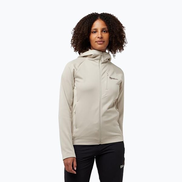 Bluza polarowa damska Jack Wolfskin Alpgrat. Szare bluzy damskie Jack Wolfskin, m, bez wzorów, z materiału, bez kaptura. Za 579.99 zł.