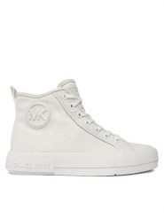 MICHAEL Michael Kors Trampki Evy High Top 43R4EYFS4D Biały. Białe trampki damskie MICHAEL Michael Kors, bez wzorów, z materiału, bez zapięcia. Za 729.99 zł.
