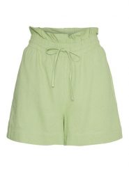 Vero Moda Szorty "Mymilo" w kolorze jasnozielonym rozmiar: XS. Zielone szorty damskie Vero Moda, bez wzorów, z wiskozy, z podwyższonym stanem. Za 28.51 zł.
