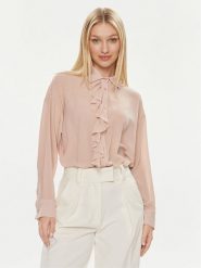ViCOLO Koszula TB0133 Różowy Regular Fit. Czerwone koszule damskie ViCOLO, l, bez wzorów, z syntetyku, bez kołnierzyka, bez ramiączek. Za 479.99 zł.