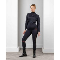 Damskie legginsy jeździeckie o średniej przyczepności eaSt Reggings® R1. Czarne legginsy damskie EAST, s, bez wzorów, z elastanu. Za 551.35 zł.