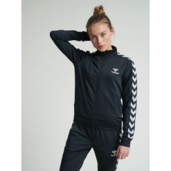 Damska kurtka zapinana na zamek Hummel hmlnelly 2.0. Czarne kurtki damskie Hummel, na wiosnę, l, bez wzorów, z materiału, bez kaptura. Za 138.00 zł.