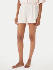 HUGO Szorty piżamowe Style B 50561031 Różowy jasny Oversize. Czerwone piżamy damskie Hugo, bez wzorów, z wiskozy, bez ramiączek. Za 279.99 zł.