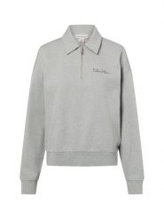 Calvin Klein Jeans Bluza Kobiety Bawełna szary, S. Szare bluzy damskie Calvin Klein Jeans, s, bez wzorów, z bawełny, bez kaptura. Za 229.95 zł.