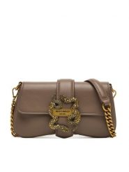 Just Cavalli Torebka 79RA4BA7 ZSA89 Beżowy. Brązowe listonoszki damskie Just Cavalli, bez wzorów, ze skóry, bez dodatków. Za 579.99 zł.