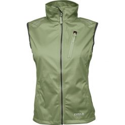 Damska wodoodporna kurtka softshell Pro-X Elements Hanna. Zielone kurtki damskie PRO-X ELEMENTS, bez wzorów, z softshellu, bez kaptura. Za 335.00 zł.