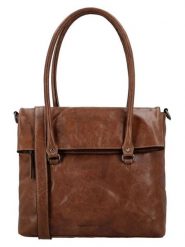 HIDE & STITCHES Skórzana torebka "Westland" w kolorze jasnobrązowym - 36 x 29 x 9 cm rozmiar: onesize. Brązowe torby na laptopa HIDE & STITCHES, bez wzorów, z materiału. Za 378.54 zł.