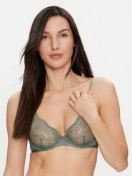 Hunkemöller Biustonosz z fiszbiną Isabelle 204684 Zielony. Zielone biustonosze Hunkemöller, bez wzorów, z syntetyku. Za 169.99 zł.