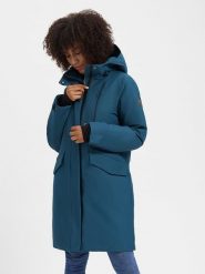 TRAVELIN' Parka "Bodil" w kolorze niebieskim rozmiar: S. Niebieskie parki damskie Travelin', s, bez kaptura. Za 368.09 zł.