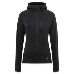 Bluza damska z kapturem Black Diamond Coefficient. Czarne bluzy damskie Black Diamond, na zimę, xs, bez wzorów, z kapturem. Za 679.00 zł.