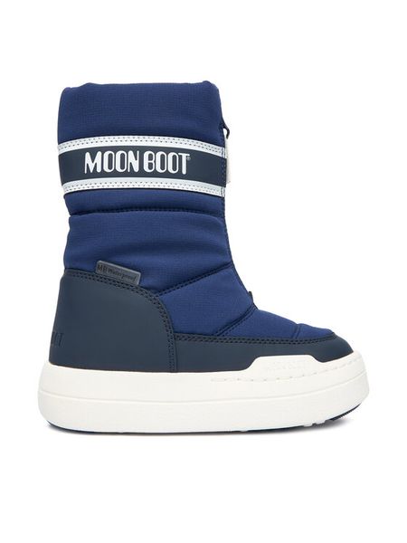 Moon Boot Śniegowce 80D3440080 S Granatowy. Niebieskie buty zimowe chłopięce Moon Boot, z materiału, bez zapięcia. Za 439.99 zł.