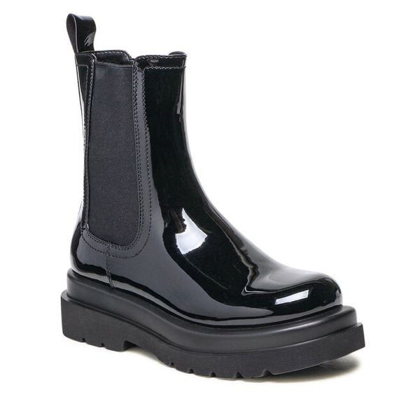 Botki Jenny Fairy. Czarne botki damskie Jenny Fairy, bez obcasa, na płaskiej podeszwie, bez zapięcia. Za 107.98 zł.