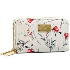 Portfel damski Peterson PTN 007-F8 wzór 7. Portfele damskie Peterson, bez wzorów, ze skóry ekologicznej. Za 68.99 zł.