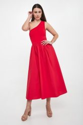 Sukienka na jedno ramię TWINSET. Sukienki damskie Twinset Milano, bez wzorów, bez ramiączek. W wyprzedaży za 622.30 zł.