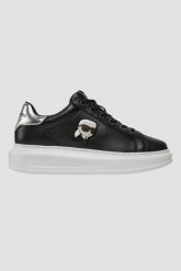 KARL LAGERFELD Czarne sneakersy Karl Nft Lo Lace. Czarne obuwie sportowe damskie KARL LAGERFELD, bez zapięcia. W wyprzedaży za 599.99 zł.