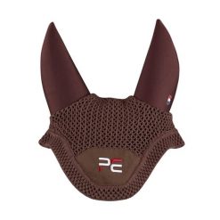Krótka czapka dla konia Premier Equine Acoustic. Brązowe czapki damskie PREMIER EQUINE, bez wzorów. Za 214.50 zł.