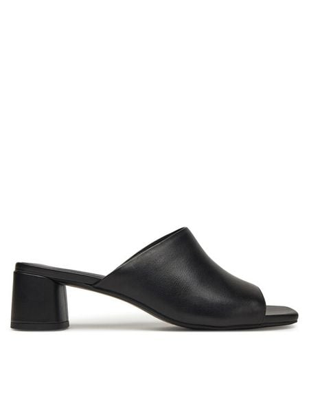 Vagabond Shoemakers Klapki Piper 5921-201-20 Czarny. Czarne klapki damskie Vagabond Shoemakers, bez wzorów, ze skóry, bez obcasa, bez zapięcia. Za 529.99 zł.