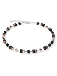 COEUR DE LION Naszyjnik z kryształami Swarovski - dł. 42 cm rozmiar: onesize. Szare naszyjniki damskie COEUR DE LION, z kryształem, srebrne. Za 422.05 zł.